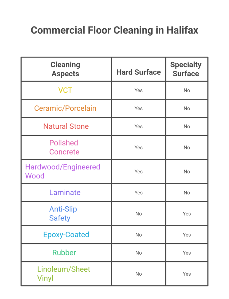 Types of Commercial Floors in Halifax Businesses