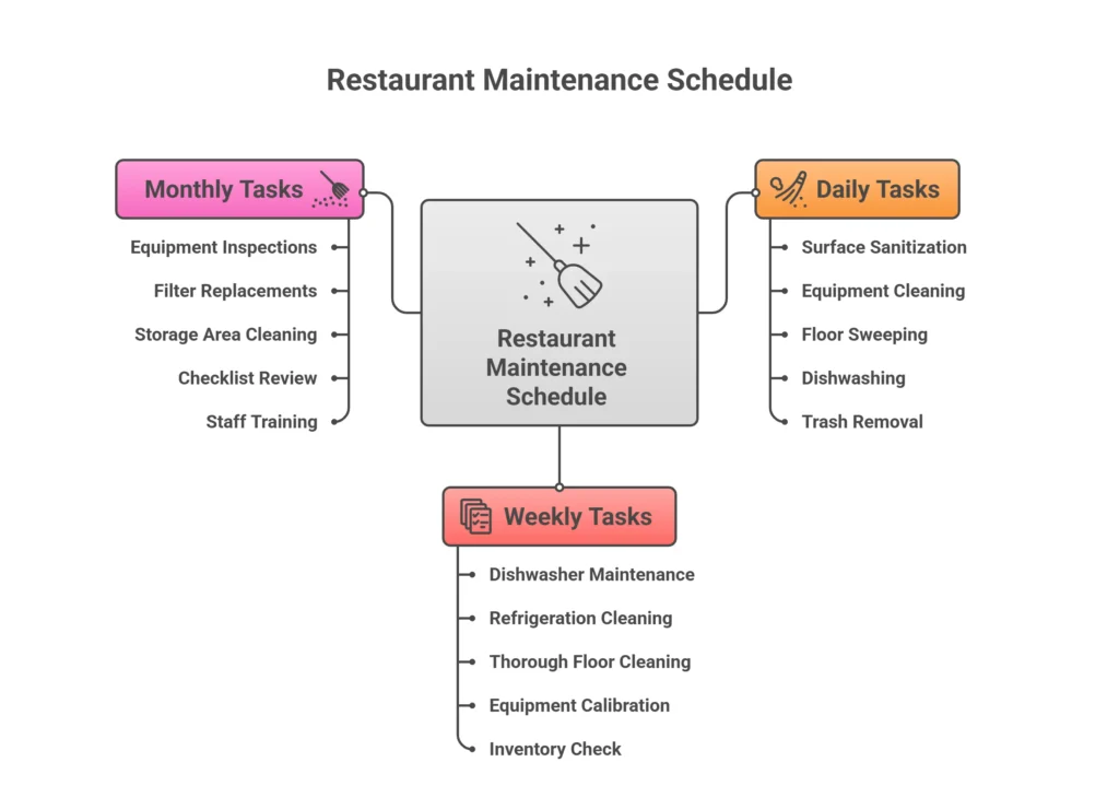 Restaurant Maintenance Schedule